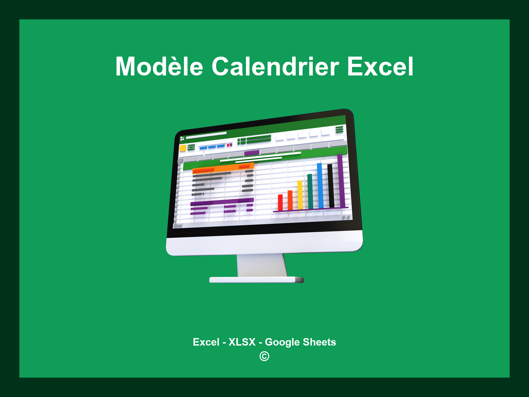 Modèle Calendrier Excel
