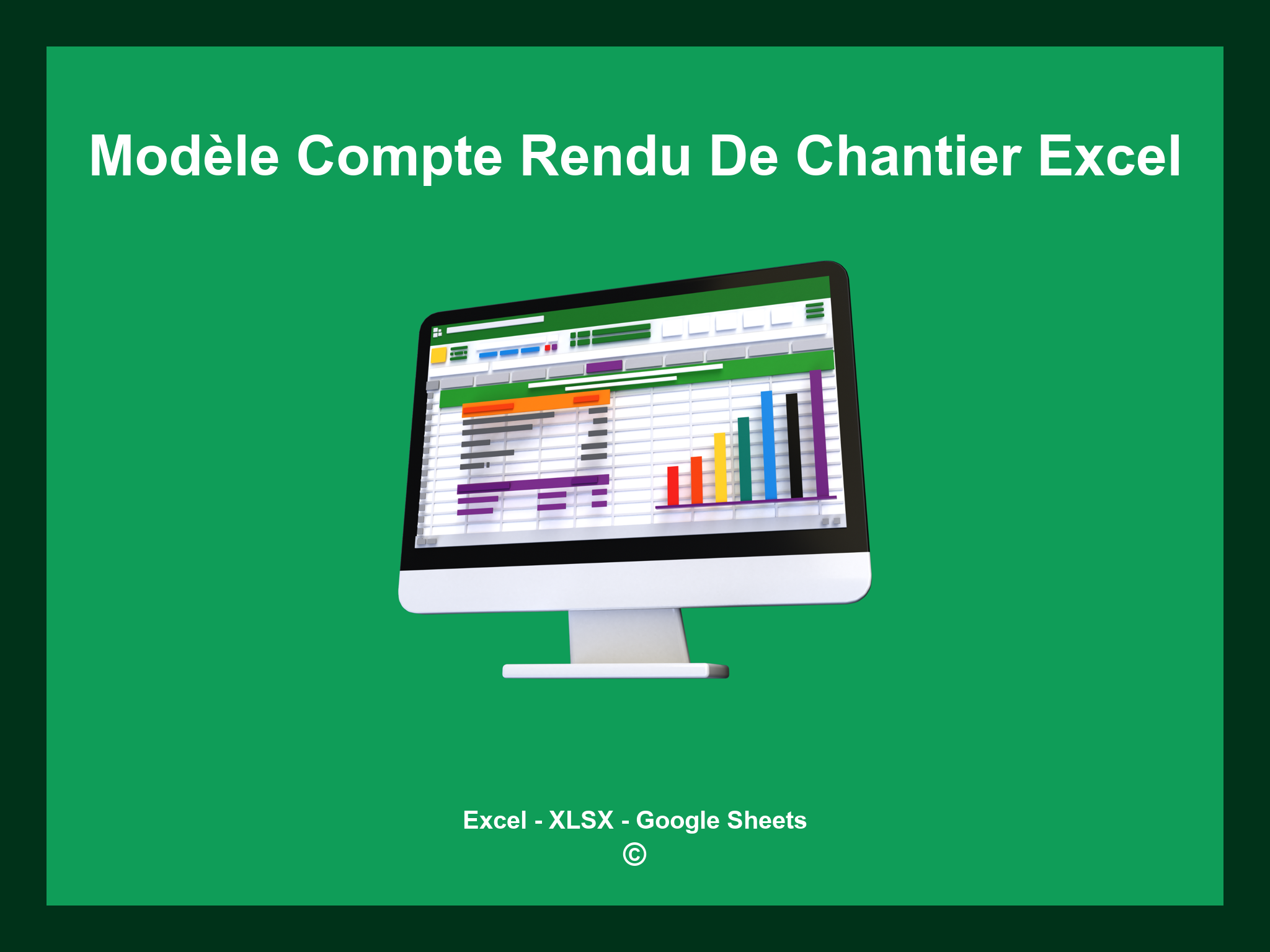 Modèle Compte Rendu De Chantier Excel